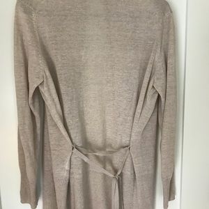 NWOT Muji 100% Natural Linen Cardigan Medium